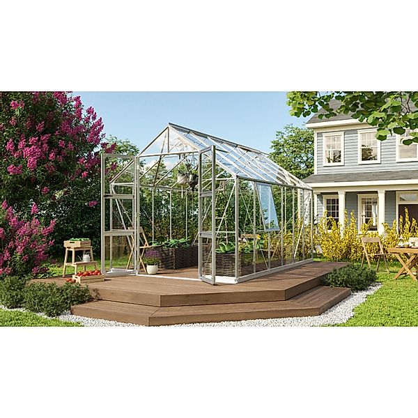 Vitavia Gewächshaus Olymp 9900 Alu 9,9 m² inkl. Fundament günstig online kaufen