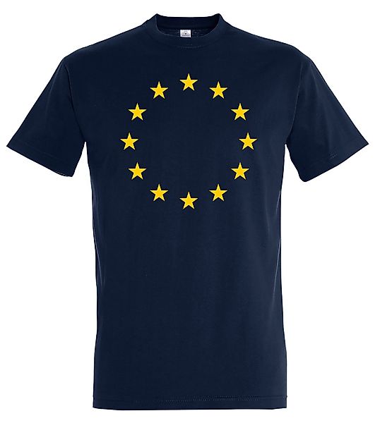 Youth Designz Print-Shirt EU Europa Flagge günstig online kaufen