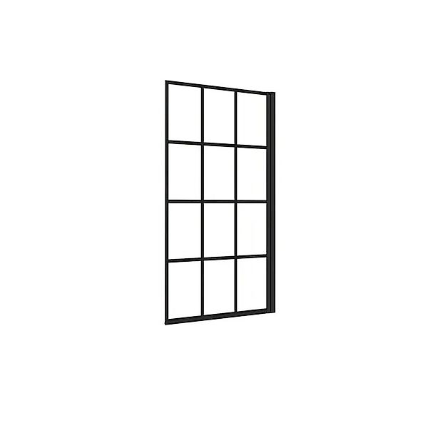 Duschparadies 80 x 140cm Badewannenaufsatz Duschwand 4mm ESG Sicherheitsgla günstig online kaufen