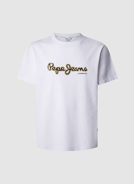 Pepe Jeans T-Shirt DORIAN TEE mit Markenschriftzug vorne günstig online kaufen