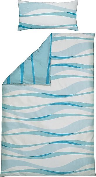 Erwin Müller Bettwäsche Wendebettwäsche, Seersucker, Grafik günstig online kaufen