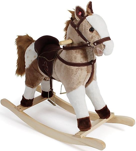 CHIC2000 Schaukelpferd Braun mit weißen Flecken günstig online kaufen