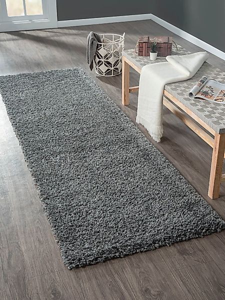 Myflair Möbel & Accessoires Hochflor-Läufer »My Shaggy«, rechteckig, 37 mm günstig online kaufen