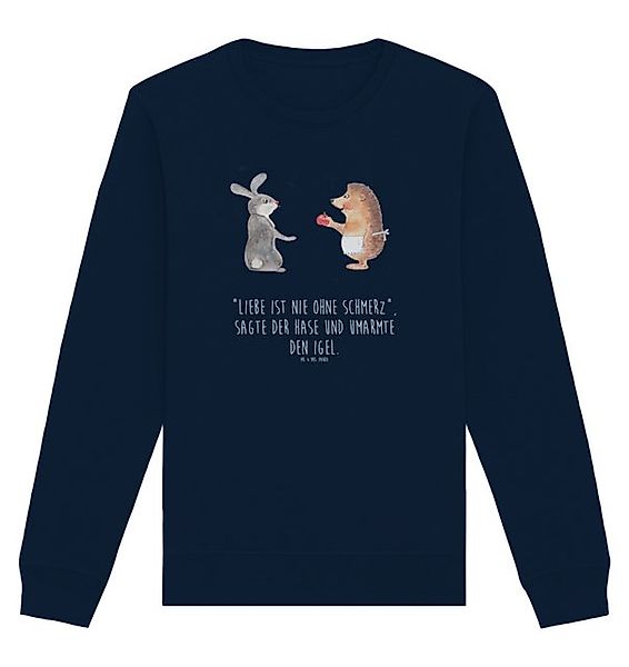 Mr. & Mrs. Panda Longpullover Hase Igel Größe XL - French Navy - Geschenk, günstig online kaufen