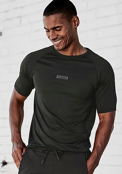 le jogger® T-Shirt elastisches Shirt mit Logodruck günstig online kaufen