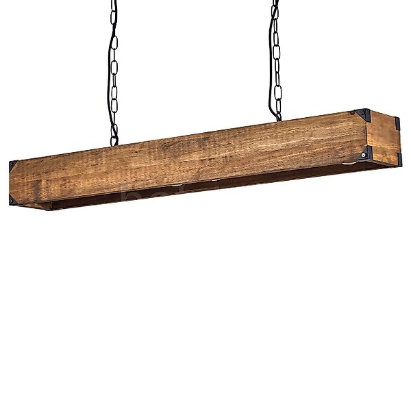 hofstein Pendelleuchte »Spezia« Hängelampe aus Metall/Holz günstig online kaufen