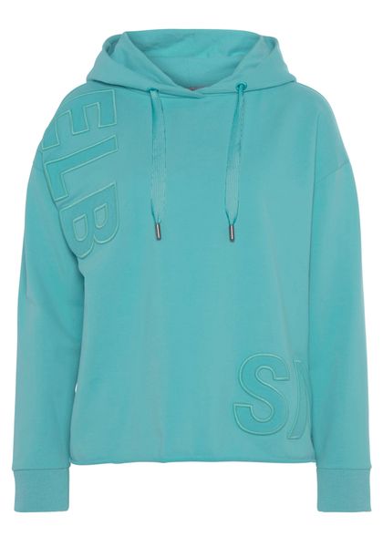 Elbsand Kapuzensweatshirt Elgin mit Logostickerei, lockerer günstig online kaufen