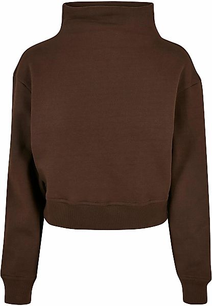 URBAN CLASSICS Sweater "Urban Classics Damen Ladies Organic Short High Neck günstig online kaufen