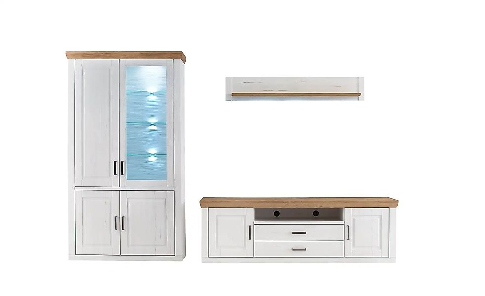 maison bleue Wohnkombination  Xanten ¦ weiß ¦ Maße (cm): B: 316 H: 210 T: 5 günstig online kaufen