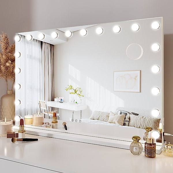 Dripex Schminkspiegel Hollywood Kosmetikspiegel 14/15/18/20LED, 3 günstig online kaufen