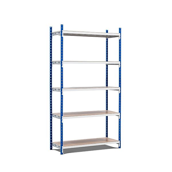 PROREGAL Fachbodenregal Maximus Pro HxBxT 220 x 125 x 50 cm 5 Ebenen Spanpl günstig online kaufen