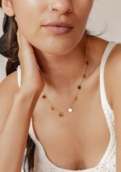 Hey Happiness Charm-Kette mit Geo Plättchen, günstig online kaufen