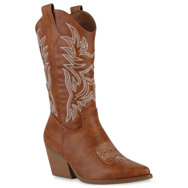 VAN HILL 840142 Cowboystiefel Schuhe günstig online kaufen