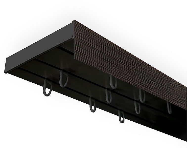 SN DECO GROUP Gardinenschiene Vorhangschiene SH (1) mit Blende 5 cm, 3-läuf günstig online kaufen