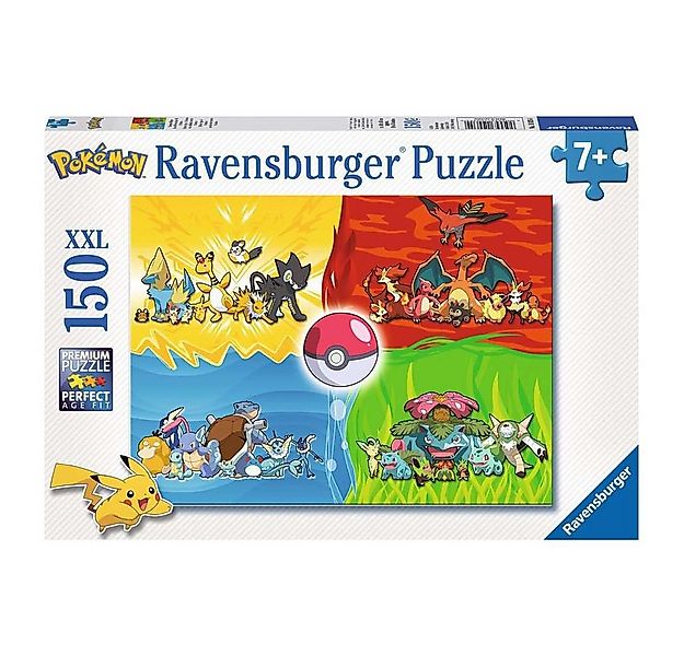 POKÉMON Puzzle Puzzle XXL 150 Teile Pokemon Ravensburger 4 Elemente, 150 Pu günstig online kaufen