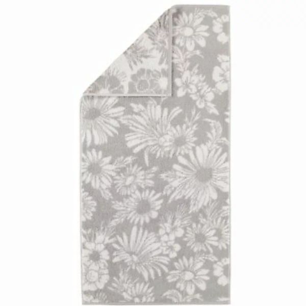 Cawö Handtücher Two-Tone Edition Floral 638 platin - 76 Handtücher grau Gr. günstig online kaufen