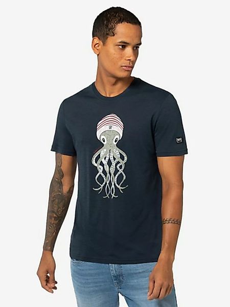 SUPER.NATURAL T-Shirt für Herren, Merino OCTOPUSSY mit Tier Motiv, atmungsa günstig online kaufen