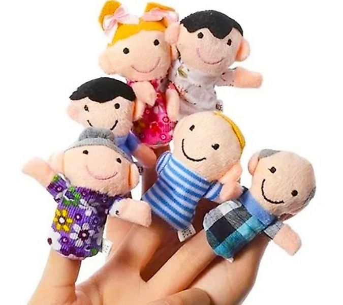 KRUZZEL Fingerpuppe Kreatives Fingerpuppe 6 bunten Maskottchen Kinder, förd günstig online kaufen