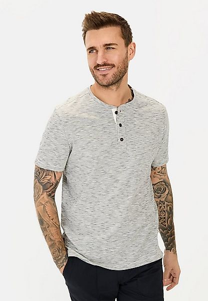 camel active Henleyshirt aus reiner Baumwolle Kurzarm Henley günstig online kaufen