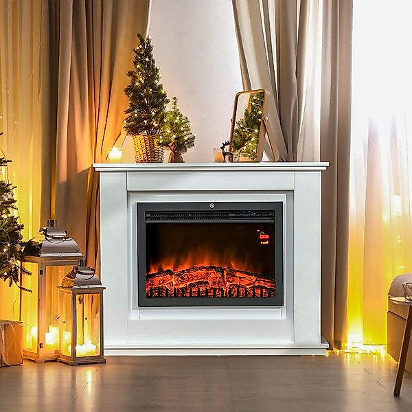 HOMCOM Elektrokamin 2000W Kaminofen, Elektrischer Kamin günstig online kaufen