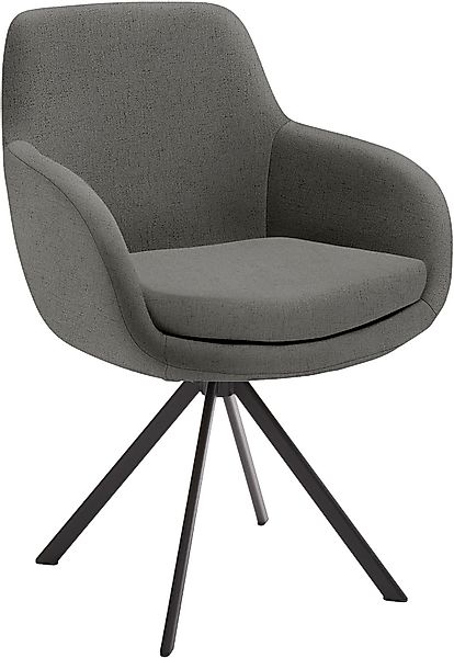 Musterring Esszimmerstuhl »Tavia« (Set) 2 Stk.Stativgestell Eisen schwarz, günstig online kaufen