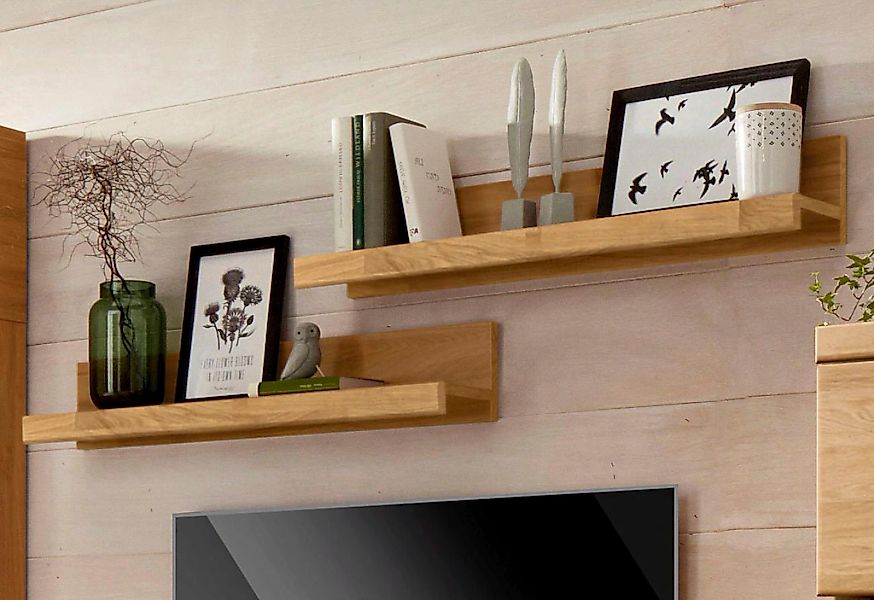 Home affaire Wandregal "Ribe,2er Set,teilmassiv mit massiver Ablagefläche, günstig online kaufen