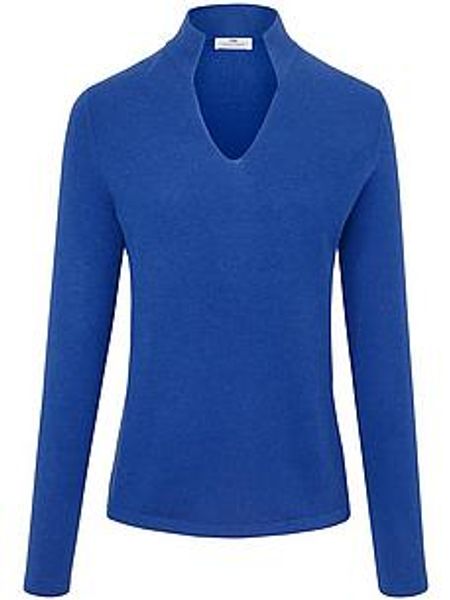 Pullover aus 100% Premium-Kaschmir Modell Vivien Peter Hahn Cashmere blau günstig online kaufen