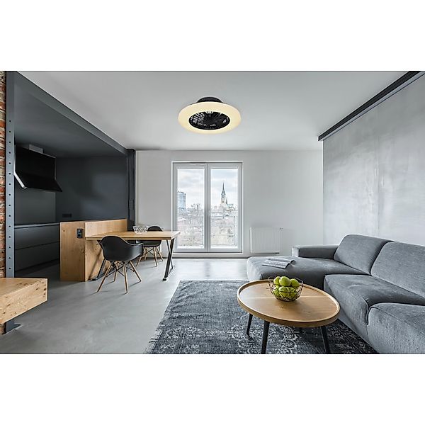 GLOBO LIGHTING Deckenleuchte »TRAVO« LED-Modul 1 Stk. Ventilator/ Küche / W günstig online kaufen