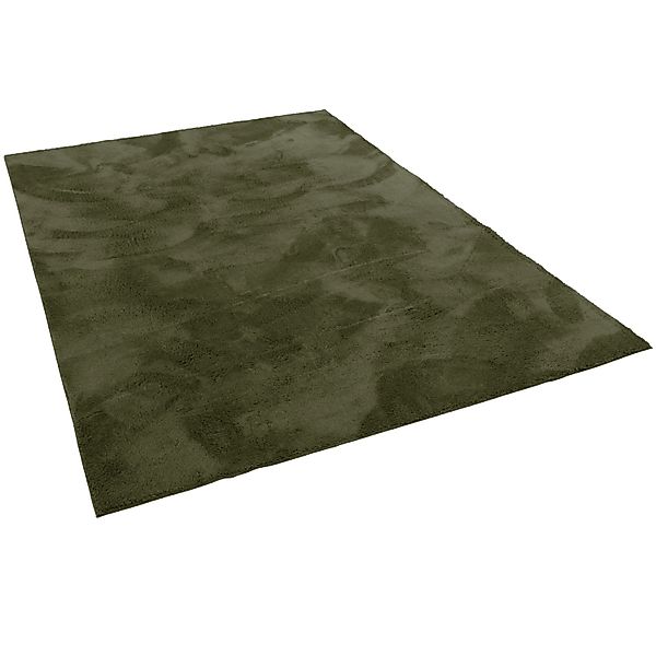 Pergamon Luxus Super Soft Fellteppich Pearl Tannengrün 160x230cm günstig online kaufen