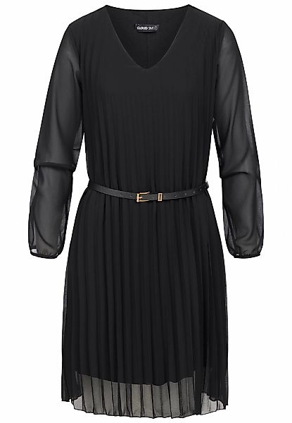 CLOUD 5IVE Shirtkleid "CLOUD 5IVE Cloud 5ive Pleated Dress with belt" 1 Stk günstig online kaufen