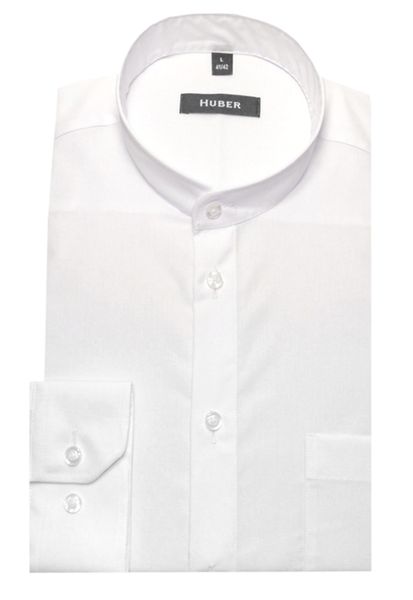 Huber Hemden Langarmhemd HU-9008 Stehkragen, Knopfleiste, günstig online kaufen