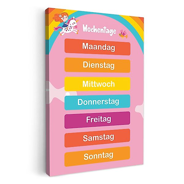 OneMillionCanvasses® Leinwandbild Pädagogisch - Tage der günstig online kaufen