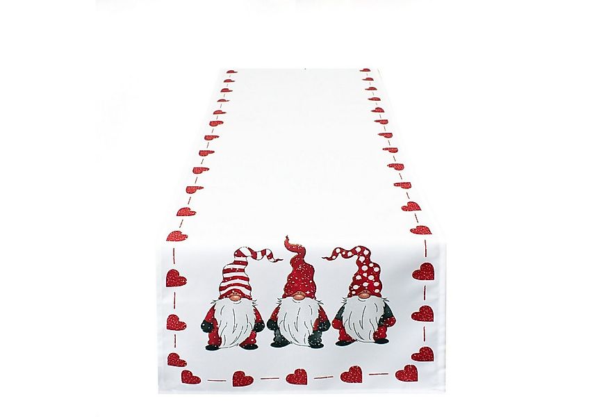 Delindo Lifestyle Tischdecke Wichtel, Tischläufer, Kissenbezug zu Weichnach günstig online kaufen