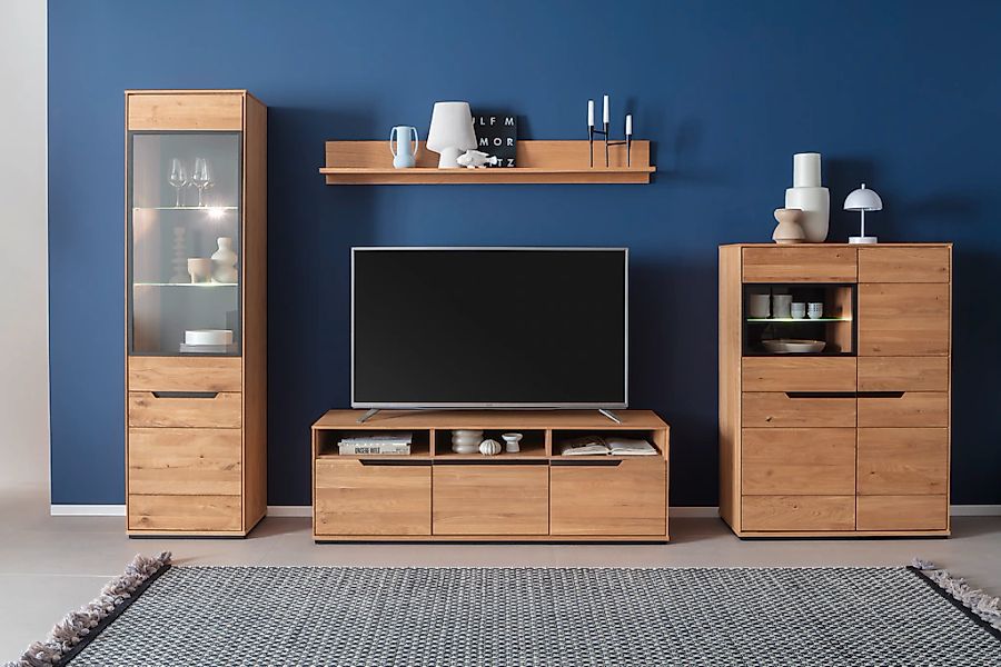 MCA living Wohnwand "Araya Wohnkombination I" Komplett-Set, optional: Glask günstig online kaufen