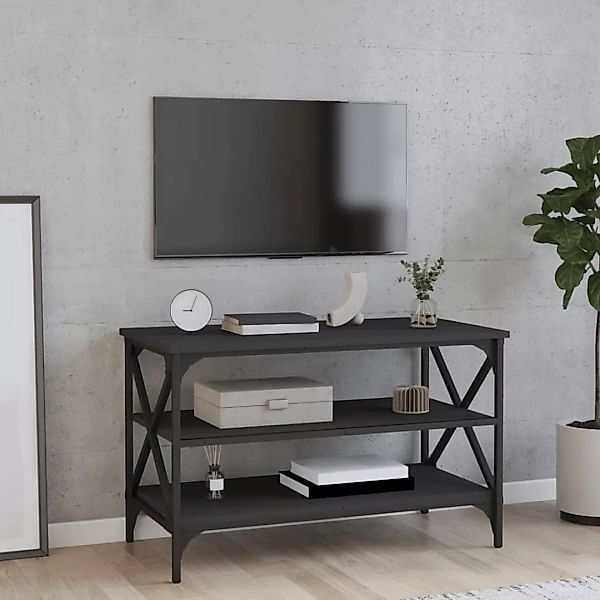 Vidaxl Tv-schrank Schwarz 80x40x50 Cm Holzwerkstoff günstig online kaufen