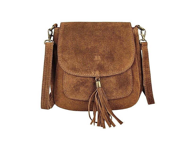 ITALYSHOP24 Schultertasche Made in Italy Damen Leder Tasche CrossOver, als günstig online kaufen