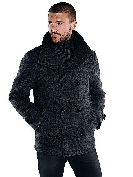 emilio adani Kurzjacke Herren Mantel regular, Anthrazit günstig online kaufen