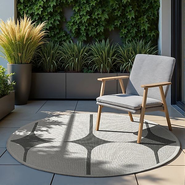 HANSE Home Outdoorteppich "Bowen Wendeteppich" rund 5 mm Höhe In und Outdoo günstig online kaufen