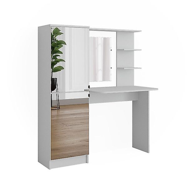 Vicco Schminktisch Jasmin, Weiß, 123 cm günstig online kaufen