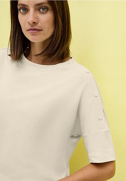 T-Shirt mit Knopfdetail günstig online kaufen