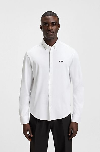 BOSS GREEN Langarmhemd "B Motion L", softe Baumwolle, Vier-Wege-Stretch, kn günstig online kaufen