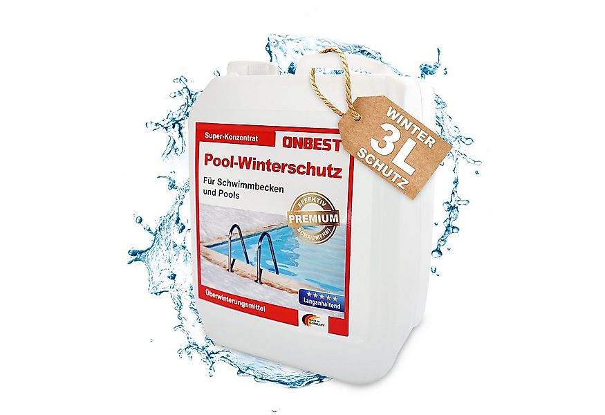 Onbest Poolpflege Pool Winterschutz gegen Algen, Schmutz, Ablagerungen, 3 L günstig online kaufen