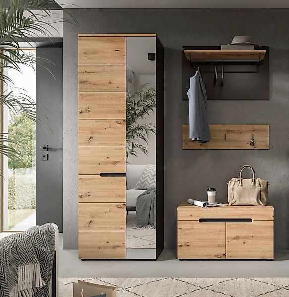 Home affaire Garderoben-Set "REHAT, TOPSELLER, 4-teilig, Breite 160cm, indi günstig online kaufen