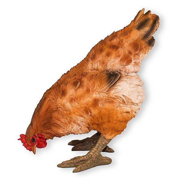 colourliving Tierfigur Gartendeko Huhn Figur Braun günstig online kaufen