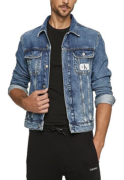 Klein Jeansjacke Calvin CK Jeans 90S Varsity College Jacke Blouson Gewebtes günstig online kaufen