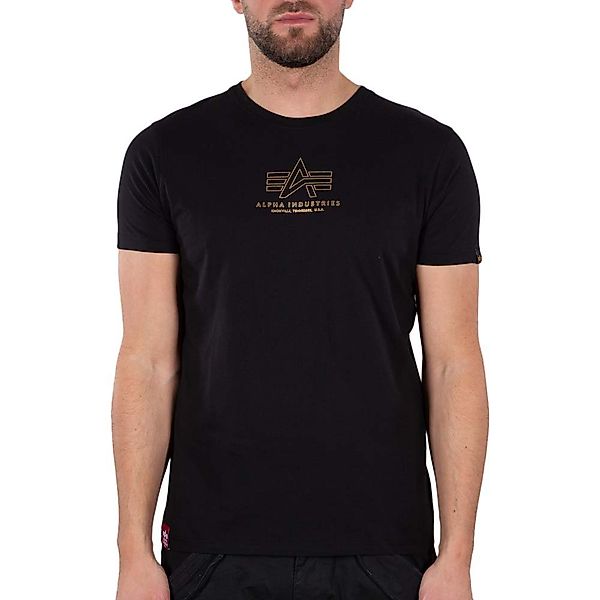 Alpha Industries Basic Ml Foil Print T-shirt XS Black günstig online kaufen