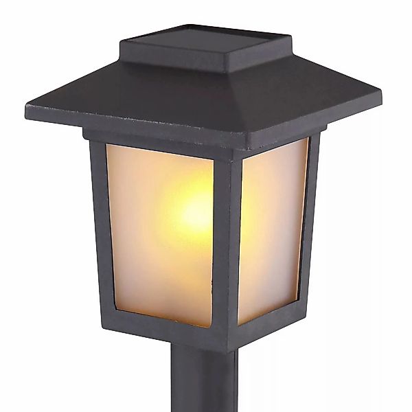 LED-Solar-Erdspießleuchte 33577-3, schwarz, Kunststoff, 3er günstig online kaufen