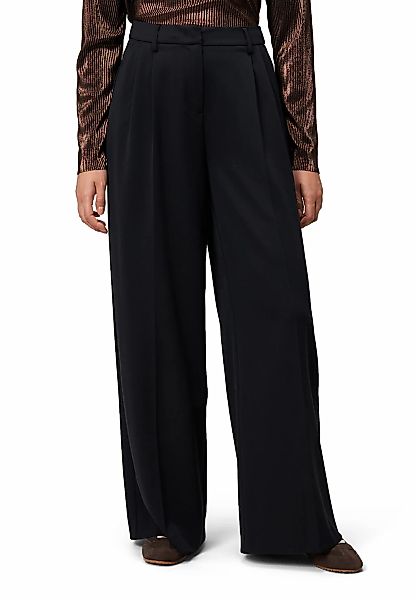 Zero Bundfaltenhose "Damen aus Viskose-Mix 32 Inch" Falten günstig online kaufen