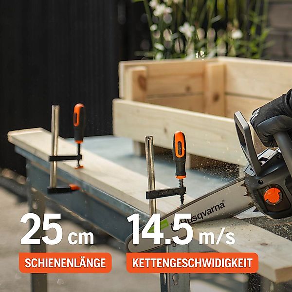 Husqvarna Akku-Kettensäge Aspire C15X-P4A, 25 cm günstig online kaufen