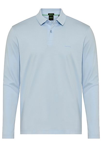 BOSS GREEN Langarm-Poloshirt Pirol Langarm, regular fit, Logo-Stickerei günstig online kaufen